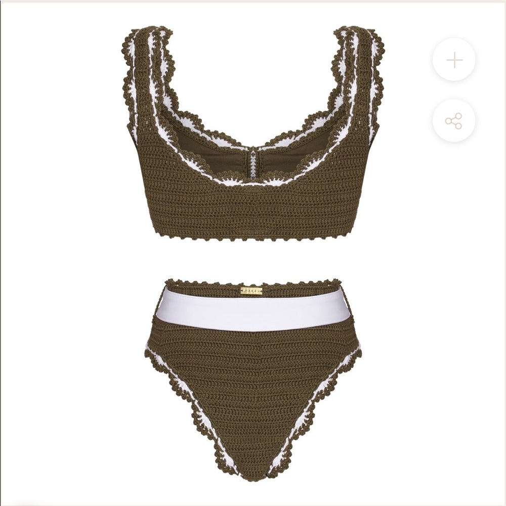 black MAIYO knit ‘LUNA’ high waisted bikini - Picture 6 of 6